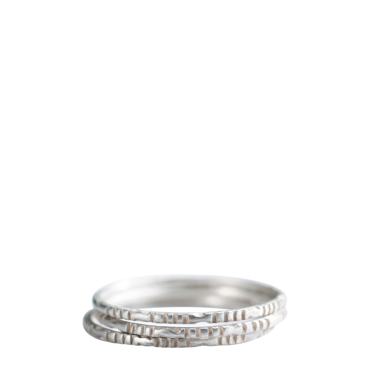 Sterling Silver Moroccan Rings (Set of Three)