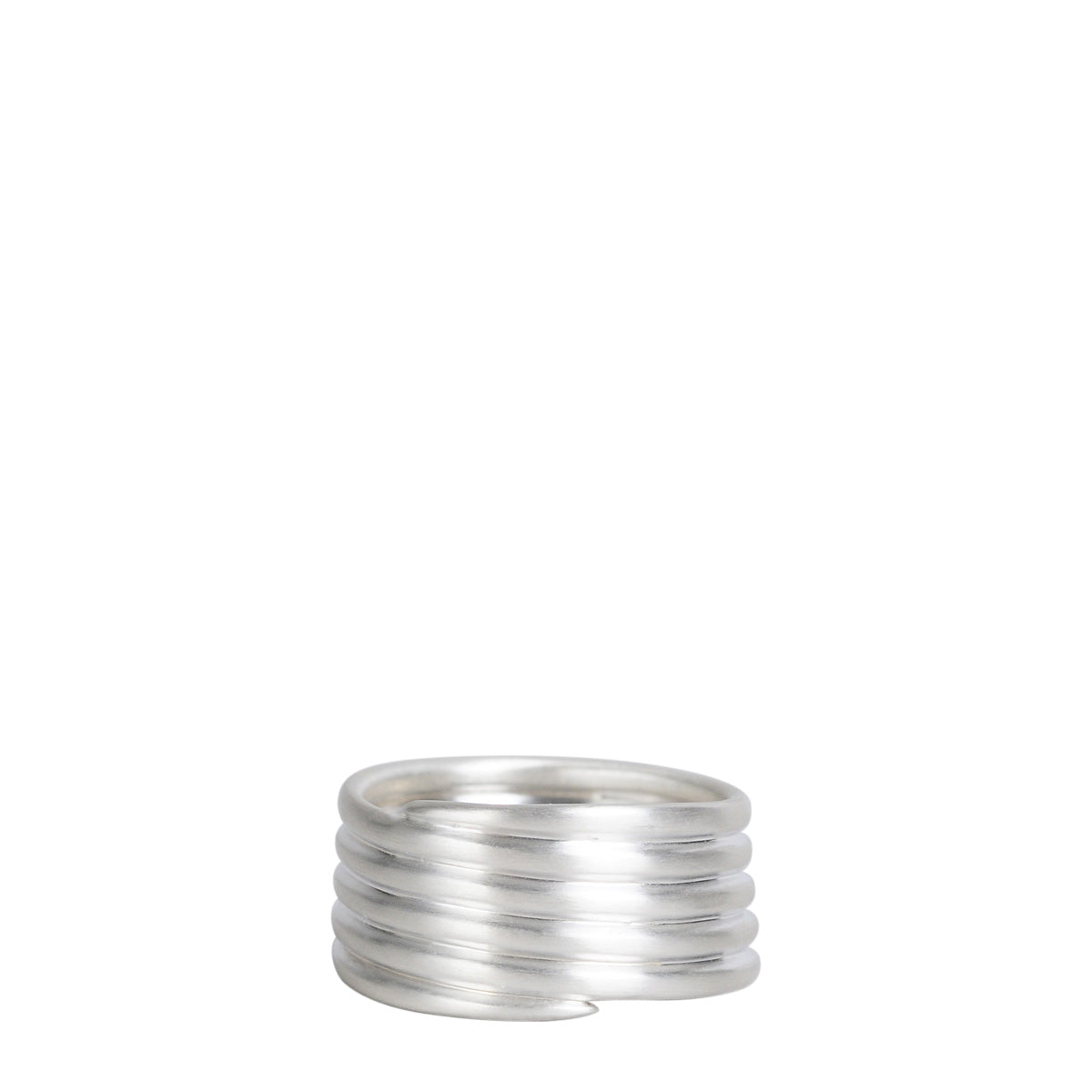Men&#39;s Sterling Silver Triple Spiral Ring