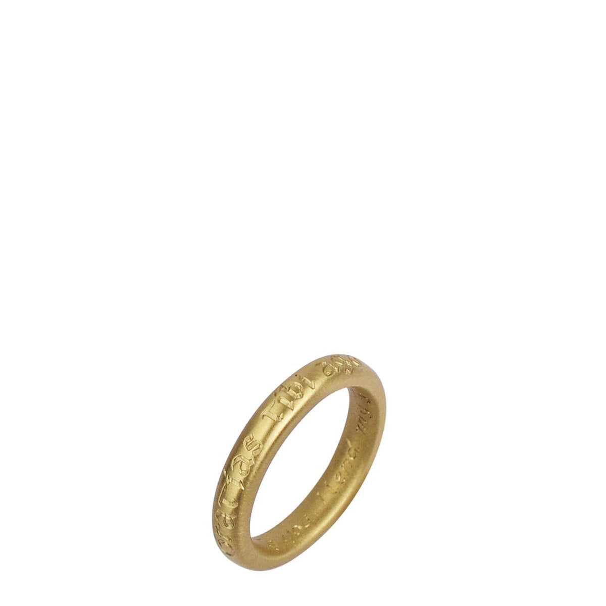 18K Gold Latin Gratitude Ring