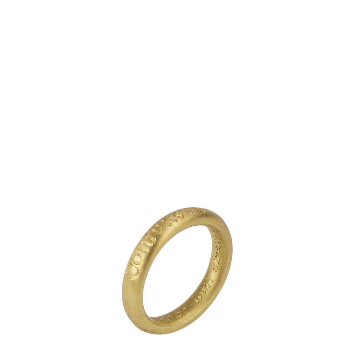 18K Gold Latin Strength Ring