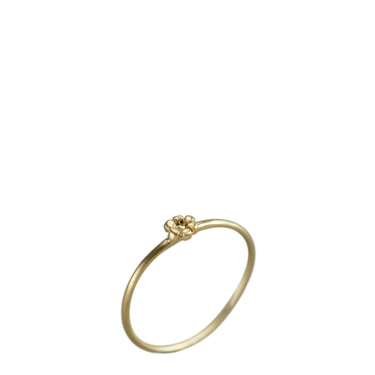 10K Gold Tiny Flower Ring